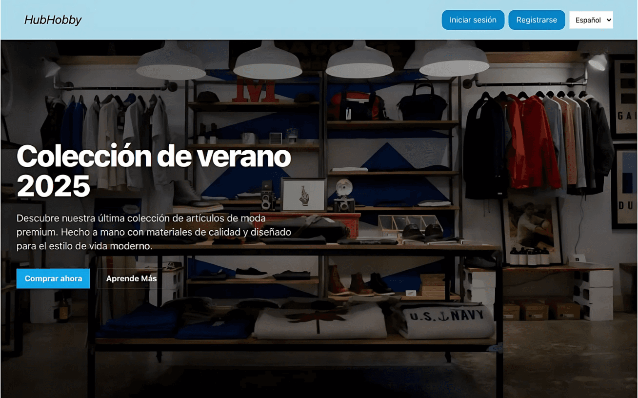 Tienda de carrito de productos